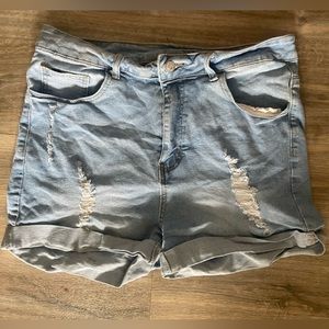 Large Jeans Shorts